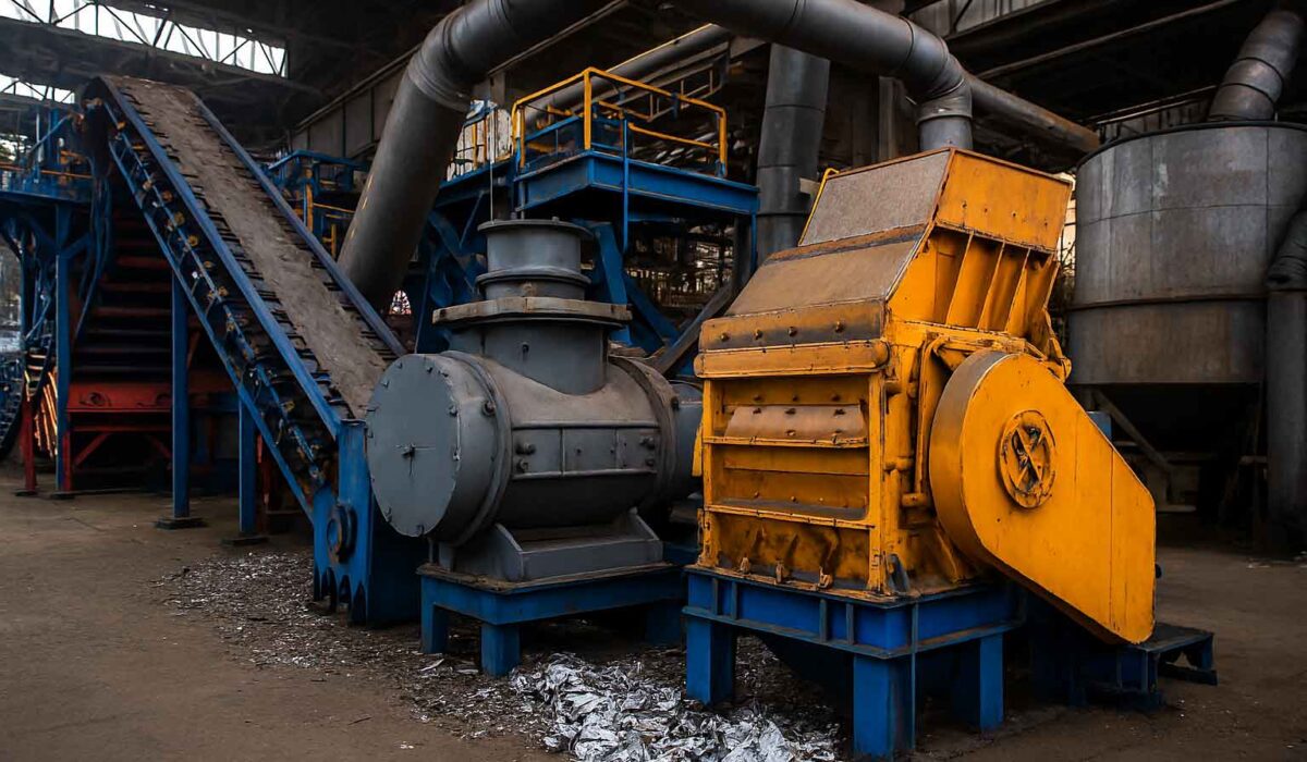 بازیافت فلزات و نقش تجهیزات صنعتی در تولید پایدار